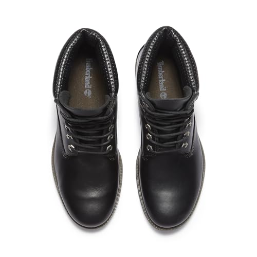 Timberland Men's Premium 6 INCH LACE UP WATERPROOF BOOT, BLACK, 10 Medium