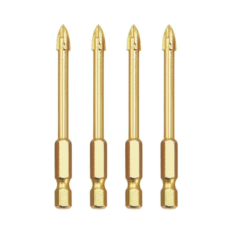 A AND S TOOL® 4pcs Cut Tiles Porcelain Cross Carbide Tips Drill Bits for Glass Drilling Ceramic (Size-1/4, 1/8, 3/16, 5/16)-image-17