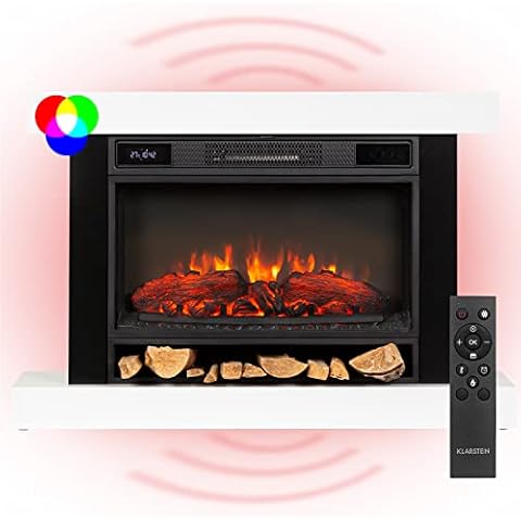 Klarstein Electric Fireplace with Remote Control Cover