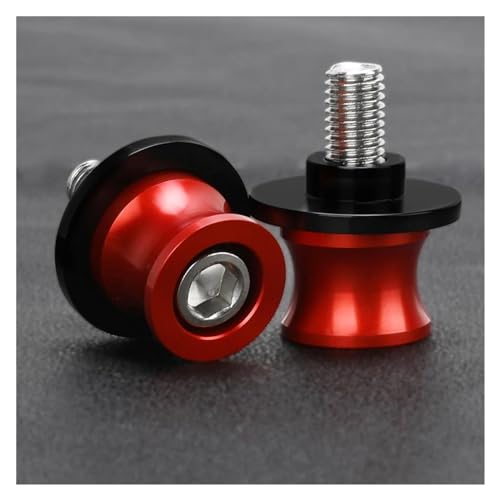 Rahmenschieber 8MM Motorrad Zubehör Schwinge Spulen Slider Stand Schrauben Für DUCATI 1199 1299 899 959 Für Panigale S SR V4 2012-2025 2024 2023(ROT)