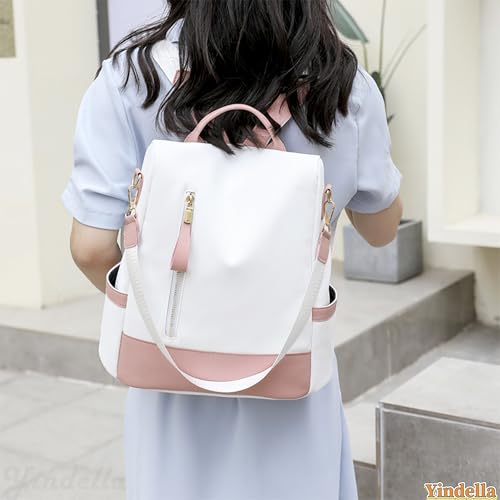 Image of Yindella Stylish Backpack with Artistic Embossed Design, Spacious Multi-Compartment, Adjustable Straps, and Premium Pu Leather Material - Ideal for Women & Teens (Black)