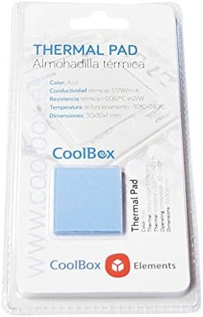 CoolBox Coo-TGH3W-Pad – Thermal Paste Kit for Laptop (4 Pads), Blue