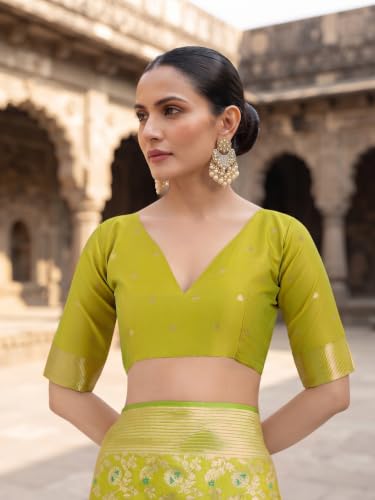 Monjolika Fashion kanjivaram silk saree in soft silk – image 6