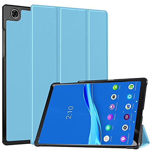 Image of Robustrion Smart Trifold Hard Back Flip Stand Case for M10 FHD Plus 10.3 inch - Light Blue