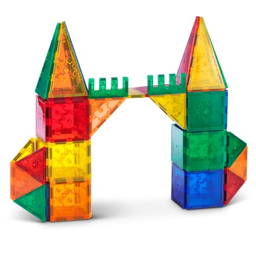 Tytan 100-Piece Magnetic Tiles with Wheeled Base & Carry Bag — view 2
