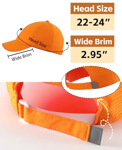 Image of Home Prefer Reflective Water Repellent Quick Dry Airy UPF50+ Sun Hat for Men Women Outdoor Sports Baseball Caps Unisex
