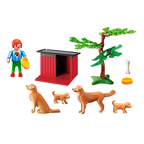 レア【プレイモービル】6145「犬の学校」6134「ゴールデンレトリバーの家族」 Amazon.com: Playmobil 6134 Country Golden Retrievers with Toy, Fun
