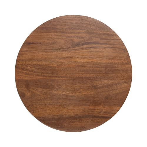 Kate and Laurel Kenzo Mango Wood Round Side Table for Bedroom Nightstand by Kate and Laurel - Used condition - Image 3