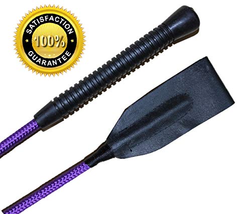 Deluxe Jump Bat 18 Inch Riding Crop Horse Equestrian English with Fiberglass Shaft