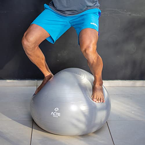 Acte, Bola de Pilates com Bomba de Ar T9-45 - Laranja