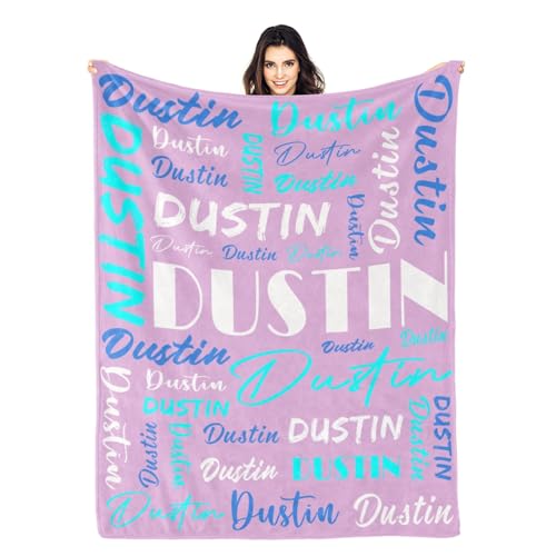 Personalized Blankets for Kids with Names Customized Blankets with Name for Adult Custom Blanket Gift for Birthday Christmas Valentines Day Gift