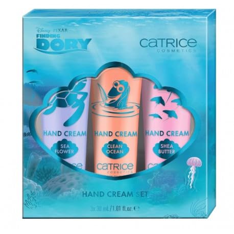 Catrice Set de cremas de manos Finding Dory de Disney, suavizar, cuidado (90ml)
