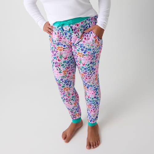 Image of Little Sleepies Women's Pajama Bottoms, Jogger-Style Comfy PJ Pants, Viscose from Bamboo Pajamas, Family Matching Outfits