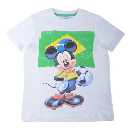 DISNEY Niños - algodón, blanco / cemento (001 cemento), 10% elastán.\n\t\t\t\t 90% algodón 90% algodón 10% elastano, niños, 128