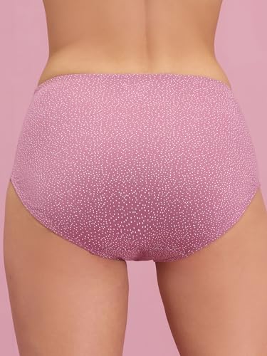Image of NYKD (NYP104 Assorted Breathable Cotton Panty Set for Women (Pack of 3) | High Rise & Full Coverage Brief with Anti Odor Properties | Super Soft & Concealed Elastic for All Day Comfort