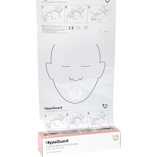 Safety First Aid Group Group HypaGuard Trainingsmännchen zur Beatmung, Gesichtsschutz auf einer Rolle