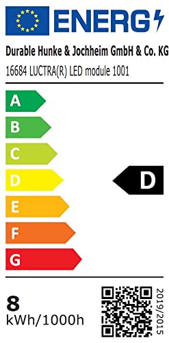LUCTRA Table Linear Base LED Schreibtischlampe - Biologisch Wirksames Licht, Dimmbar, 60 Cm, Schwarz