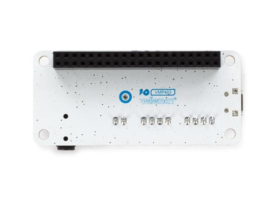 Whadda ReSpeaker 2-Mics Pi HAT dla Raspberry Pi®, AI, aplikacji głosowych, kompatybilny z Alexą, Asystentem Google