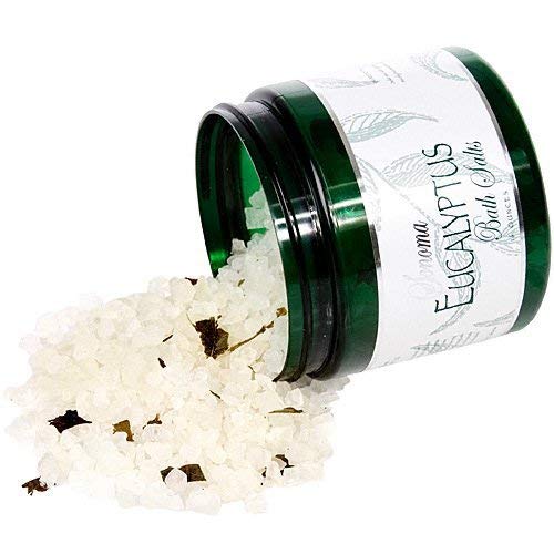 Bath Salt in Eucalyptus Scent by Sonoma Lavender, Epsom Salt and Essential Oil for Relaxation, Self Care Spa Treatment to Deeply Moisturize and Nourish The Skin, 16oz