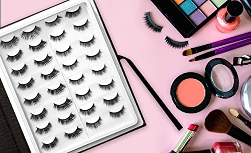 Coiffure Extensions 16 Pair Portable Magnetic Eyelash Storage Book | Eyelash Organizer Holder Case | Eyelash Travel Holder | Eyelashes Organizer Holding Case | False Eyelashes Storage #TOP6