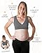 Kindred Bravely French Terry Scoopback Nursing Sleep Bra for Maternity/Breastfeeding (Large, Grey)