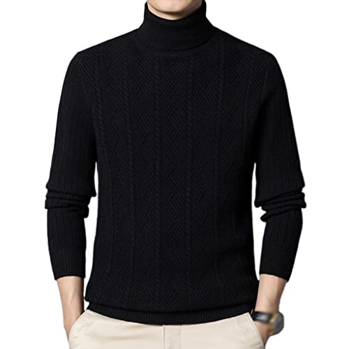 Pull en laine col haut ample confort 3XL pour l'hiver - 5