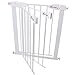 Dreambaby Boston Magnetic Auto Close Baby Gate - Indoor Safety Gates - Fits Opening from 24.25-26.5inch Wide & 29inch Tall - with Smart Stay Open Feature - White