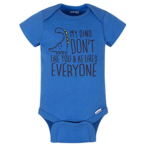Onesies Brand Baby Boy's 8-Pack Short Sleeve Mix & Match Bodysuits, Grey Dino, 6-9 Months #TOP1