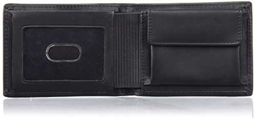 Dopp Men's Regatta Leather Convertible Billfold Wallet, Black, One Size #TOP3
