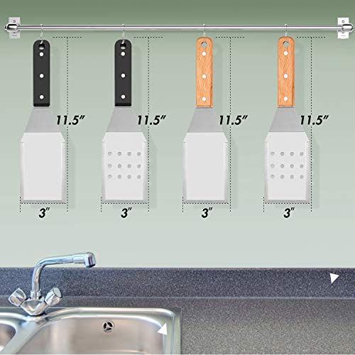 Hasteel Metal Spatulas, Stainless Steel Griddle Spatula Tools With Riveted Handle thumb #6