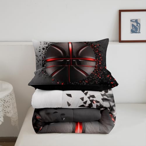 Image of Feelyou Basketball Cool Bedding Set Full Size for Kids Teens