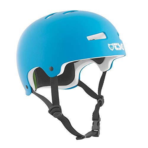 Find Discount TSG Evolution Skate & Bike Helmet in Satin Dark Cyan w/Snug Fit & Triple Cert. for Ska...