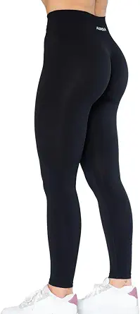 Aurola Dream Collection Women's High Waist Seamless Scrunch Workout Leggings
