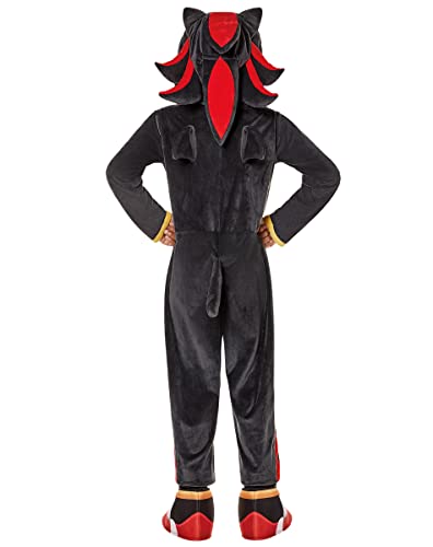 Spirit Halloween Sonic the Hedgehog Kids Shadow Jumpsuit Costume | Officially Licensed |Gaming Costume | Shadow Cosplay2