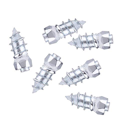 12mm Snow Tire Studs, Anti-ice Screw Stud Tyre Snow Chains Tire Spikes Trim Screw for Motorcycle Car Truck,100pcs - Thumbnail 2