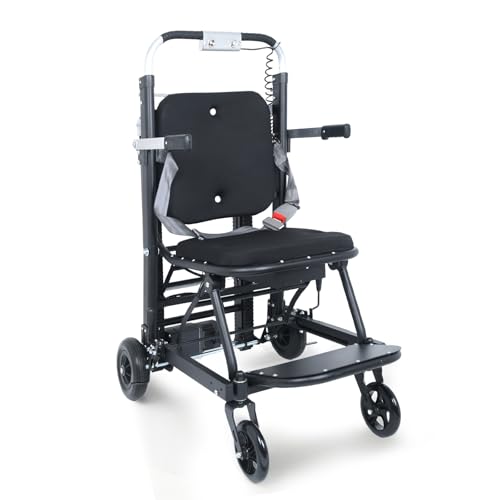 Stair Climbing Device for Seniorsr with Portable Design, Wide Tracks, Long Battery Life, Fits Straight Stairs Types, Ideal for Home Use