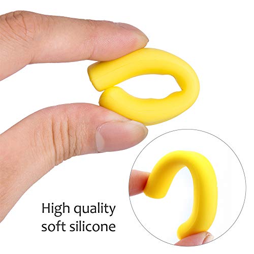 Angzhili 5 Pairs Bicycle Brake Lever Grip Protector Cover, 5 Colors Anti-Slip Brake Handle Silicone Sleeve for Mountain Road Bike Cycling