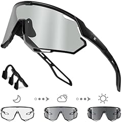 A-black Frame Photochromic Black Lens