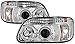 Spyder Auto 5010148 LED Halo Projector Headlights Chrome/Clear