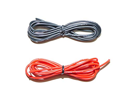 Preisvergleich Produktbild Silikonkabel Premium Silikonlitze Silikon Kabel Litze für Multikopter Drohne UVM. In Verschiedenen Querschnitten 10AWG 12AWG 14AWG 16AWG UVM. von Modellbau Eibl ® (20AWG - 0,5mm²)
