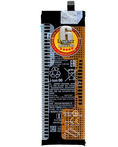 Image of Original BM52 Battery Compatible with Mi Note 1 Lite (Mi Note 1) Mi CC9 Pro M22F4LG, M191F4G