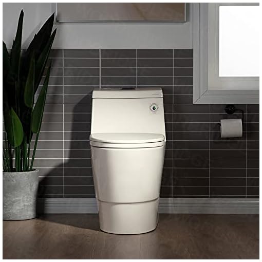 WOODBRIDGE T-0019 Cotton White toilet | Modern Design, One Piece, Dual Flush - Image 3