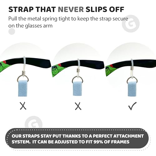 Image of Kids Sports Glasses Strap Kids Eyeglasses Straps Adjustable - 3 Pack Eyeglass Strap for Kids Glasses Sports Strap