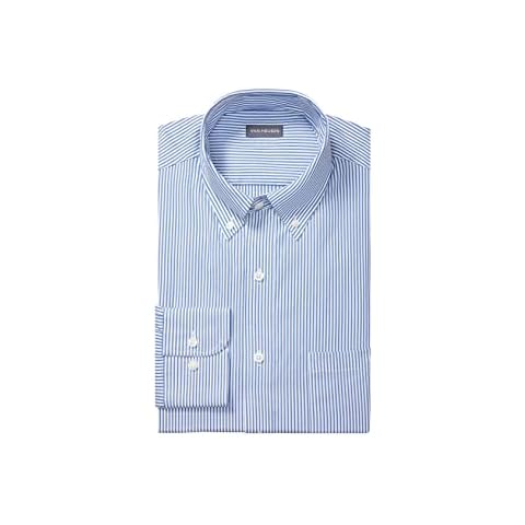 Van Heusen Men's Regular Fit Pinpoint Stripe Dress Shirt Cover