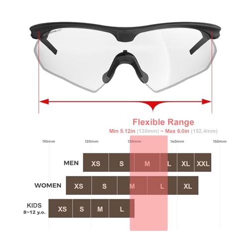 Image of HTS HUNTERSKY S53 Anti Fog Tactical Shooting Range Safety Glasses ANSI Z87.1 Ballistic Eye Protection Hunting Airsoft Riding