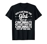 Girl Out Of CINCINNATI OH OHIO Gift Funny Home Roots USA T-Shirt
