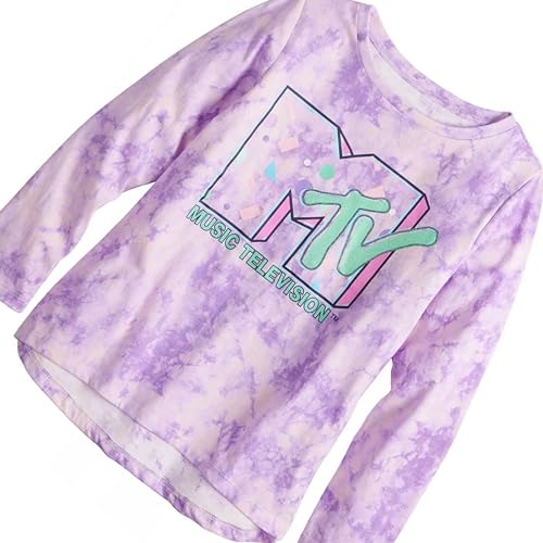MTV Girls Long Sleeve Tie Dye T-Shirt - Girls 4-163