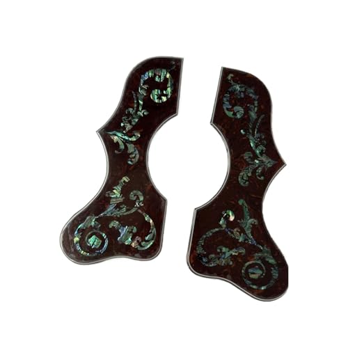Pickguard De Guitare 厚さ2mm オリジナル ハンドメイド ピックガード ギター アワビ パール インレイ(3)