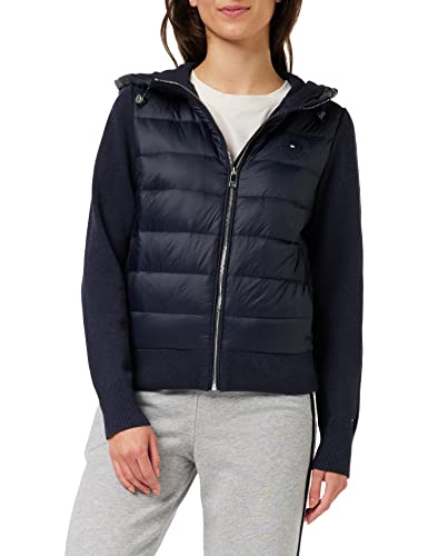 Tommy Hilfiger Damen Daunenjacke Leicht, Blau (Desert Sky), L
