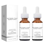 Multi-Peptide + Copper Peptides 1% Serum, Anti-Ageing Facial Serum, Deeply Moisturises, Smoothes fine lines, Hydrating & Plumping Face, Improves Skin Elasticity (60ml, 2)